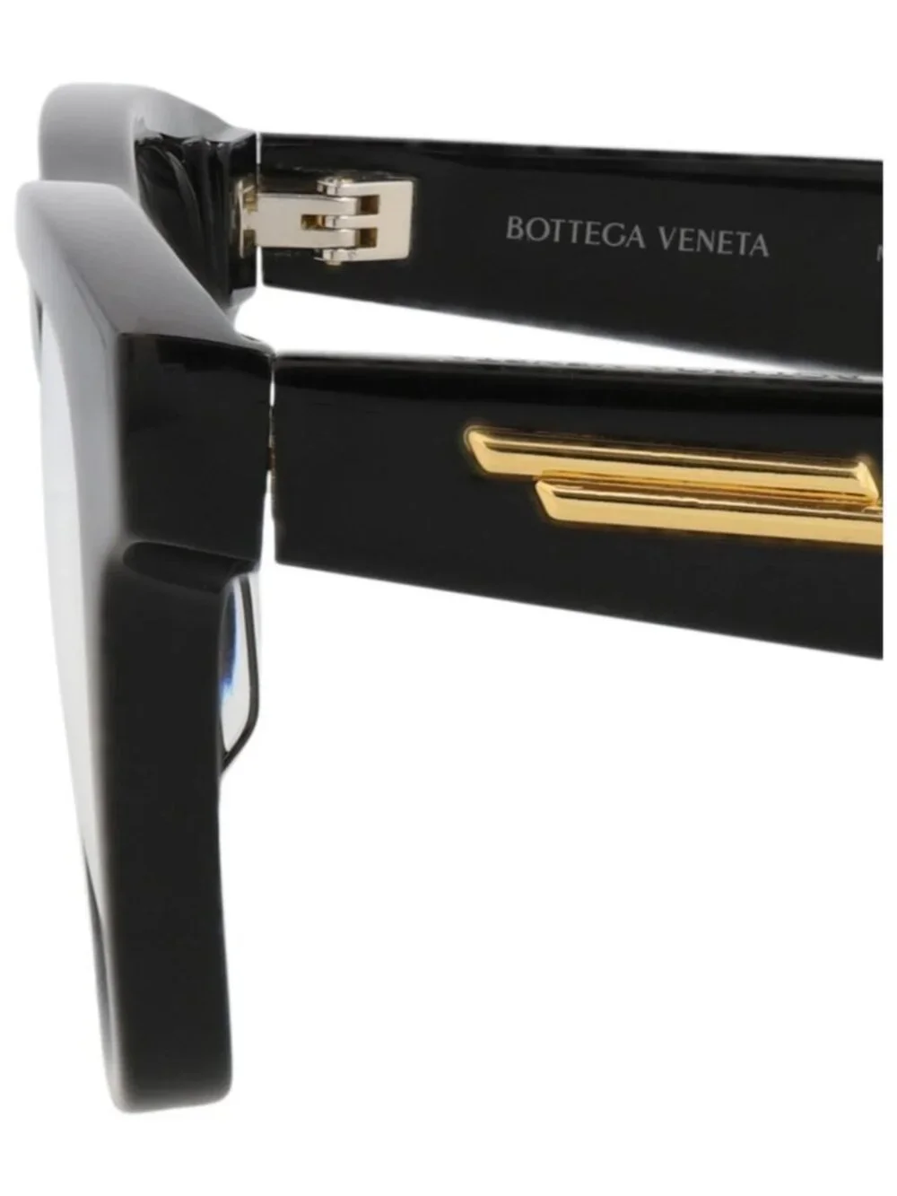 New Bottega Veneta Women's Eyeglasses Square Rectangle Acetate Frame Mens Black